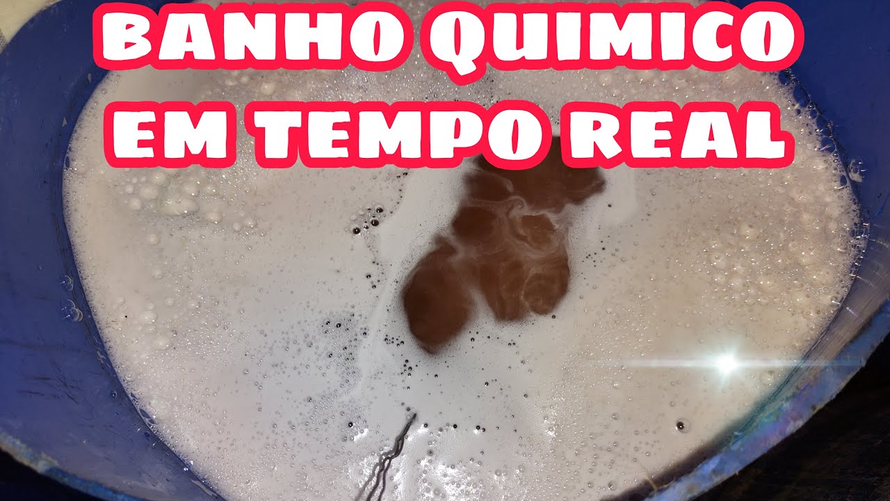 banho quimico em cabeçote no tempo real