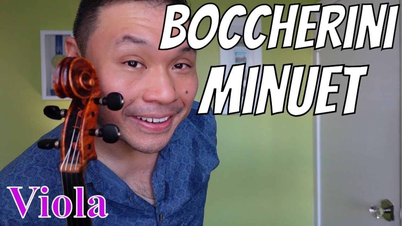 Minuet- Boccherini. Suzuki Viola Book 2. Song #12. Tutorial and Playthrough