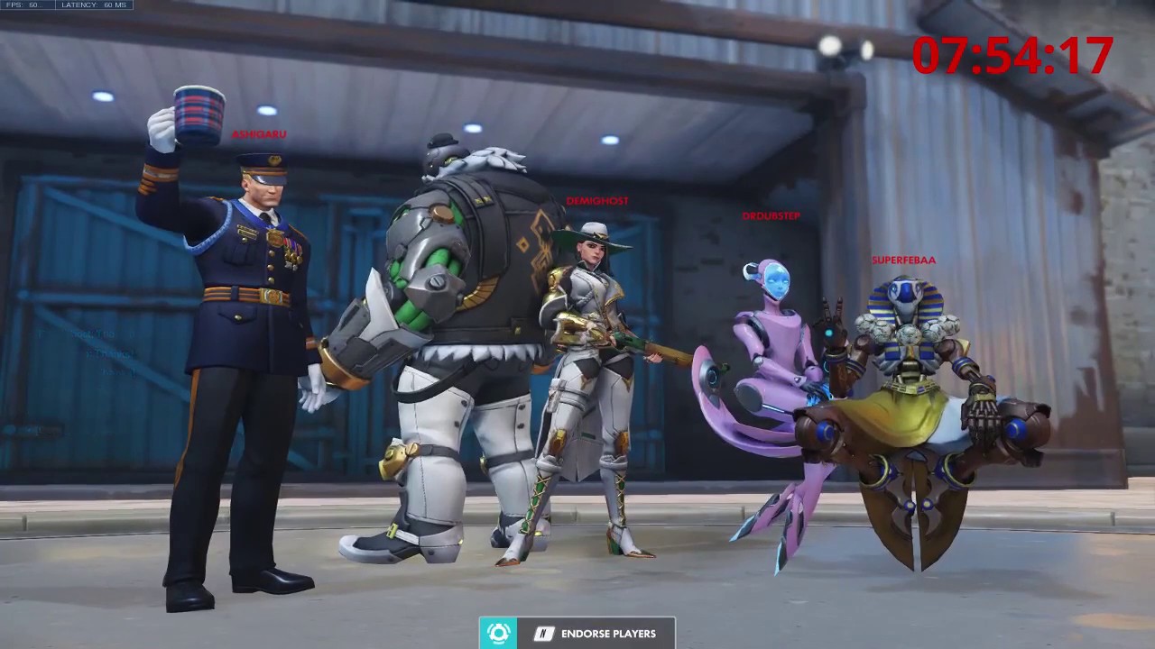 Overwatch: Storm Rising (All Heroes) Speedrun (7min 54sec)