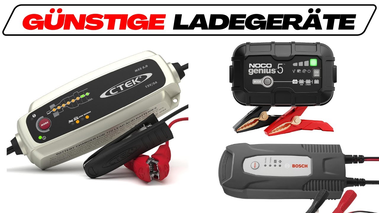 Günstige Auto Batterieladegeräte im Test Vergleich 2026 (TOP 3) 🥇 Testsieger CTEK MXS 5.0