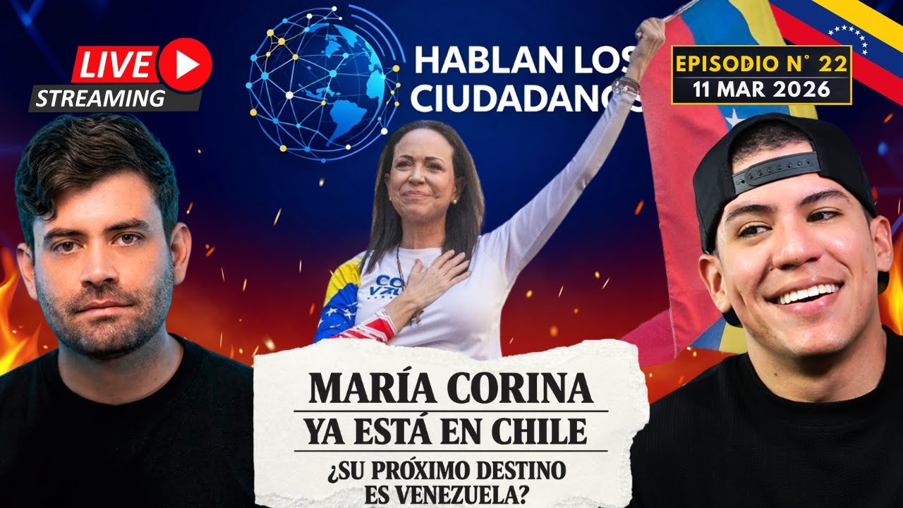 MARÍA CORINA YA ESTÁ EN CHILE… ¿EL PRÓXIMO DESTINO ES VENEZUELA?