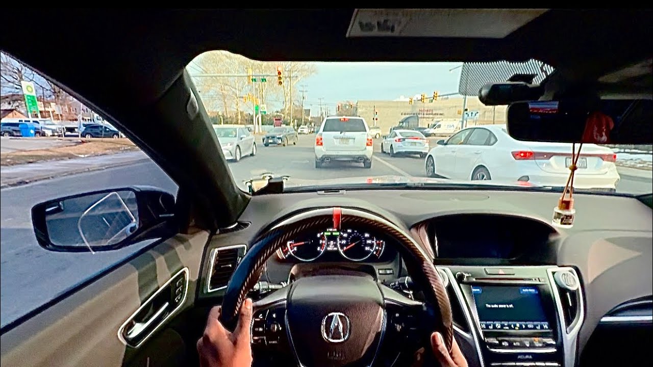 🚦 30 MINUTES HEAD MOUNT POV DRIVE IN MY ACURA TLX ASPEC 3.5L INSANE FRIDAY HIGHWAY TRAFFIC 😱🚘