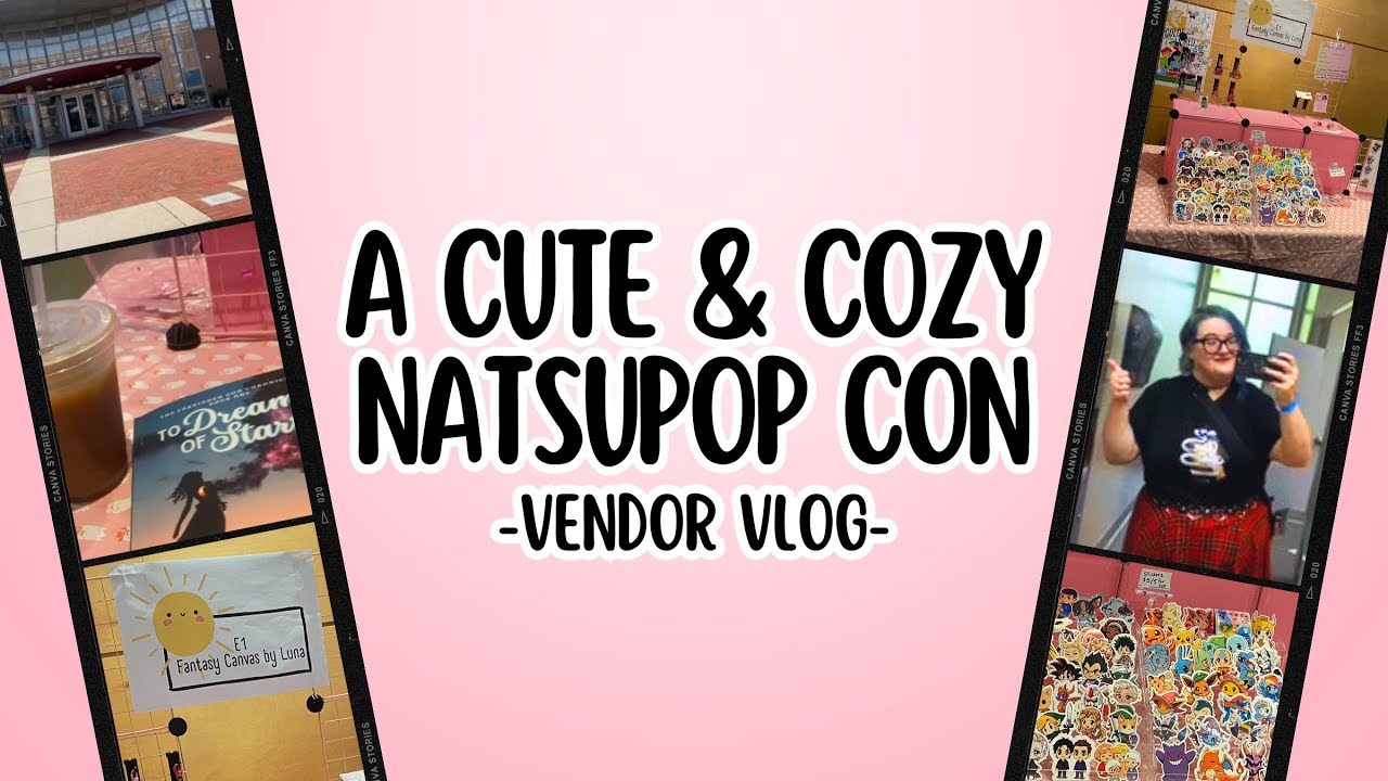 My Day As An Artist Alley Proxy! | A Cute & Cozy Natsu Pop Con 2025 | Artist Alley Vlog