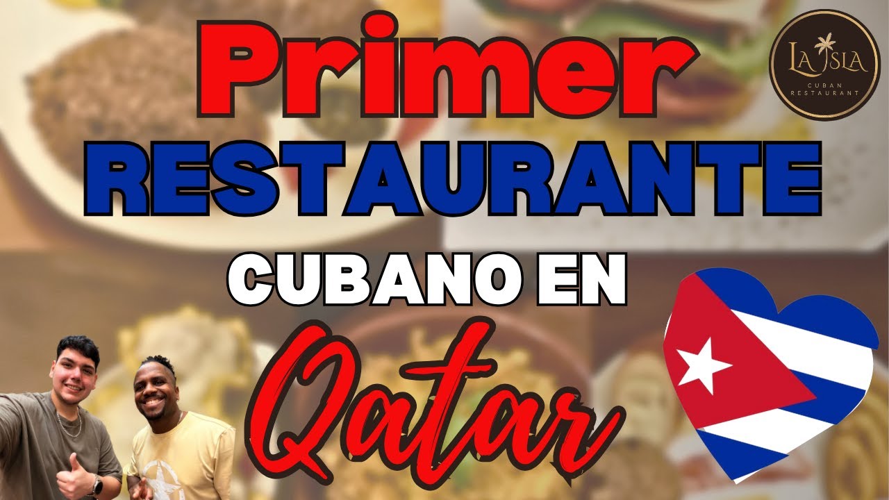 🍹 ¡Un Pedacito de Cuba en el Qatar. #RestauranteCubano #comidacubana #qatar