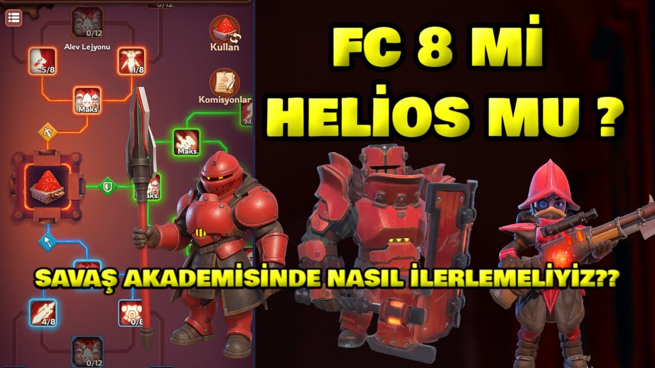 FC8 Mİ HELİOS MU GİDİLMELİ ? SAVAŞ AKADEMİSİNDE NASIL İLERLEMELİYİZ ? WHİTEOUT SURVİVAL