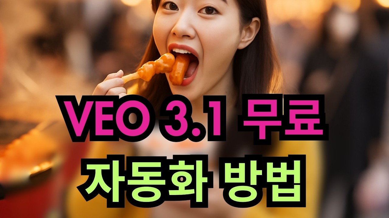 구글 오팔로 VEO 3.1 무료 사용하기 + 프롬프트 자동 생성/자동화 튜토리얼
