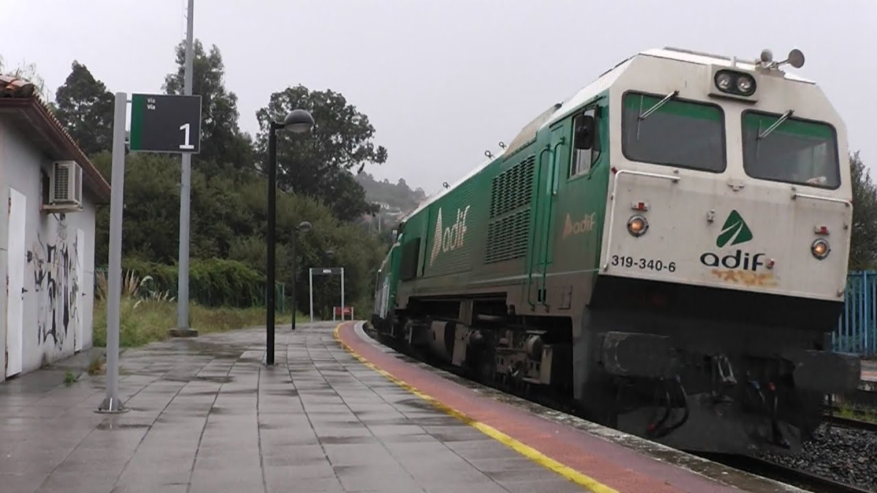 Trenes por la línea Ferrol Betanzos, Renfe y ADIF