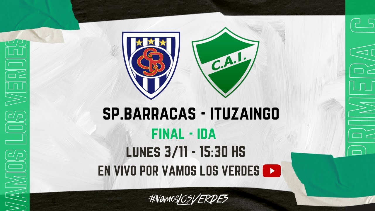 Sportivo Barracas vs Ituzaing&oacute; | Primera C EN VIVO - FINAL IDA