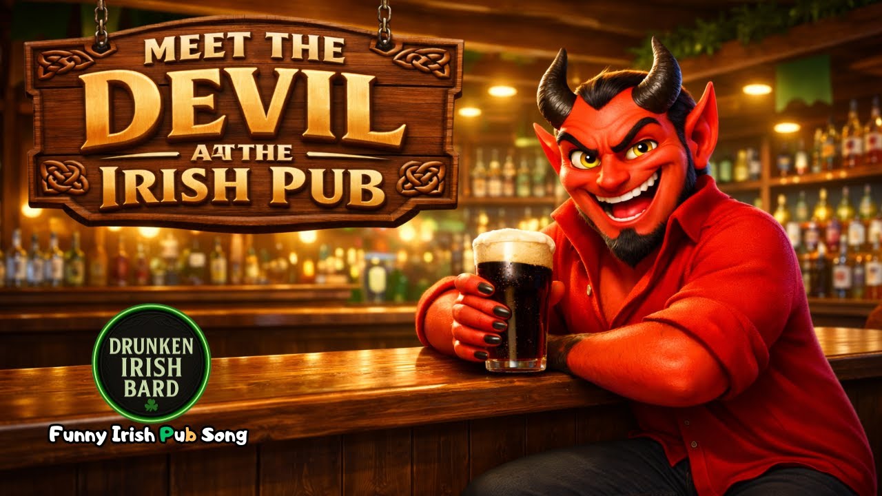 Meet the Devil at the Irish Pub 🍺 – Rowdy Irish Pub Song with Fiddle & Fire