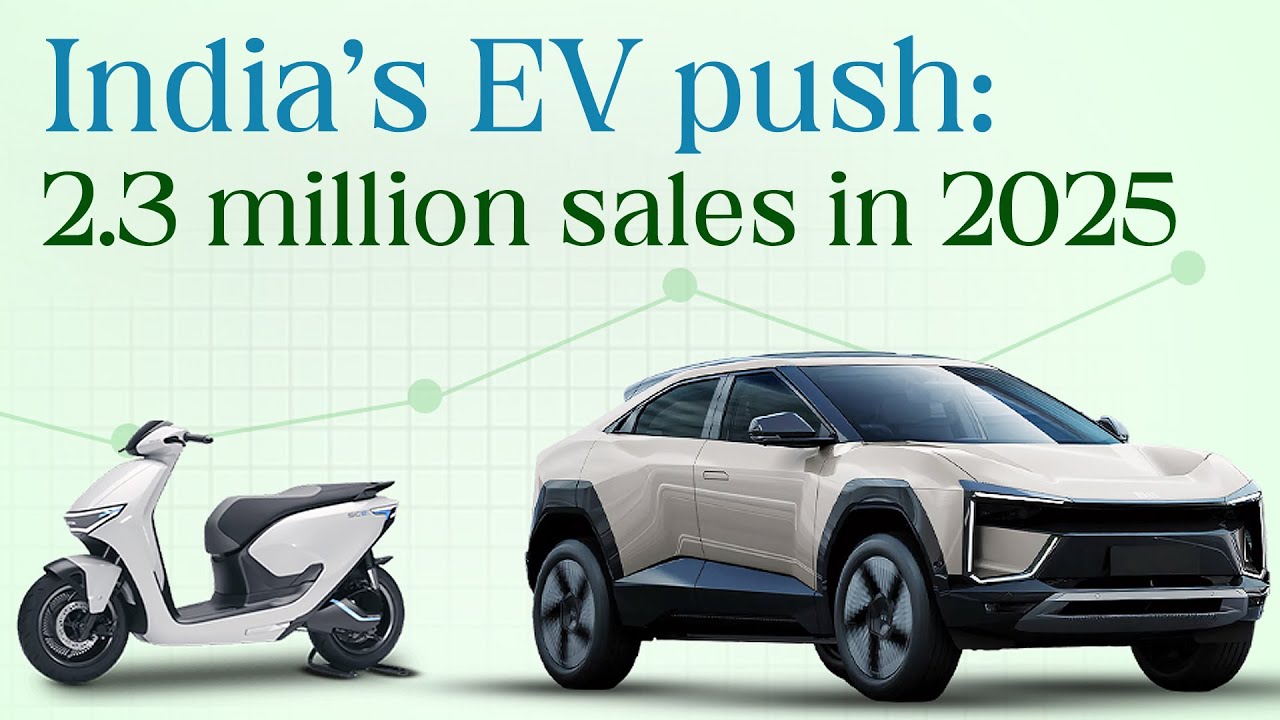 India&rsquo;s EV Revolution Accelerates | 2.3 Million EVs Sold in 2025, Emerging as Global EV Tech Hub