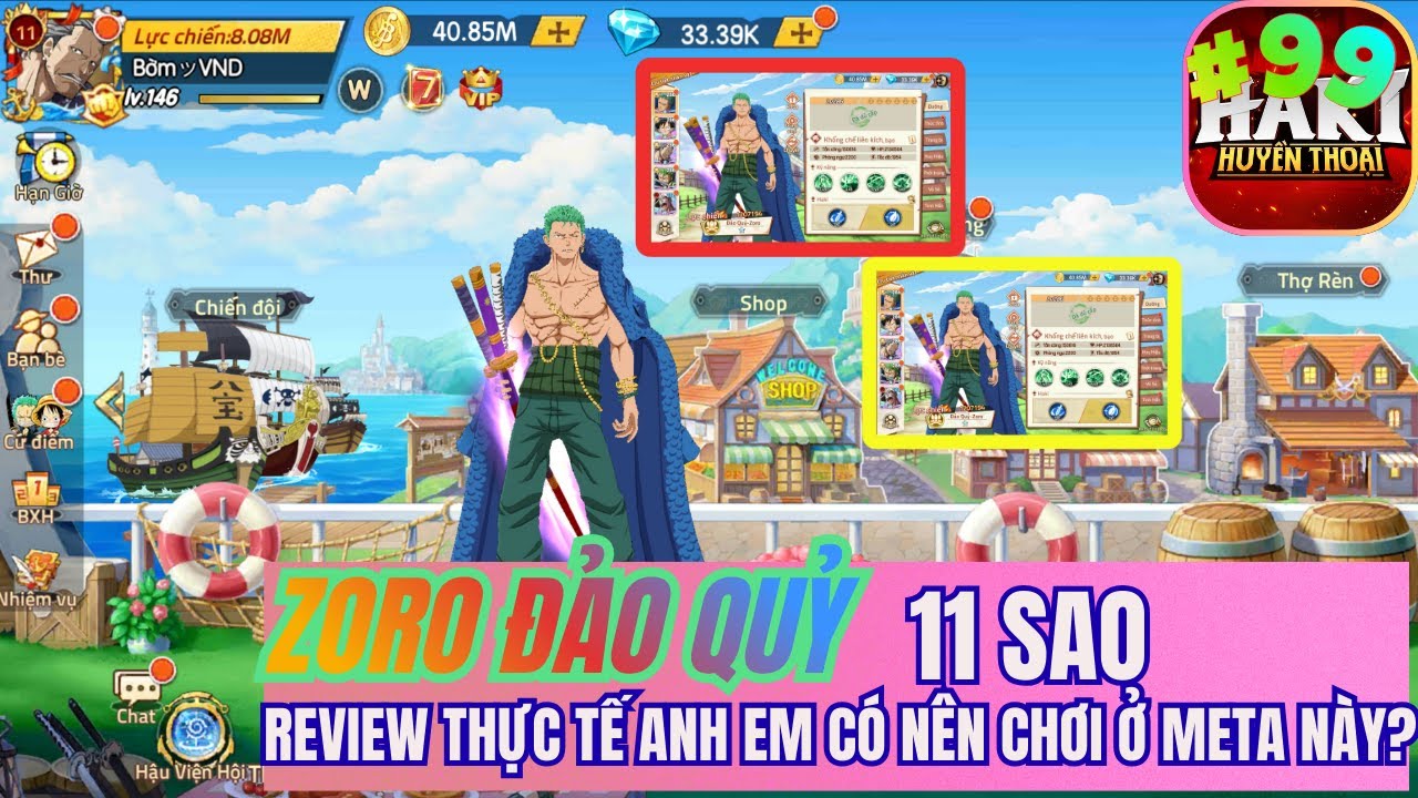Haki Huyền Thoại - #99 ZORO ĐẢO QUỶ 11 SAO REVIEW THỰC TẾ ANH EM CÓ NÊN CHƠI Ở META NÀY?