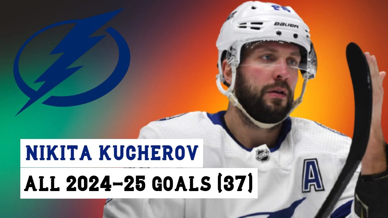 Nikita Kucherov (#86) All 37 Goals of the 2024-25 NHL Season