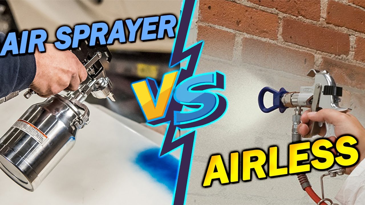 Airless vs Air Paint Sprayer