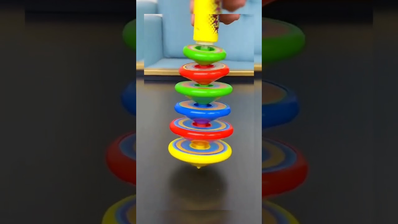Mainan Gasing Susun Stacking Spinning Top Tumpuk Viral