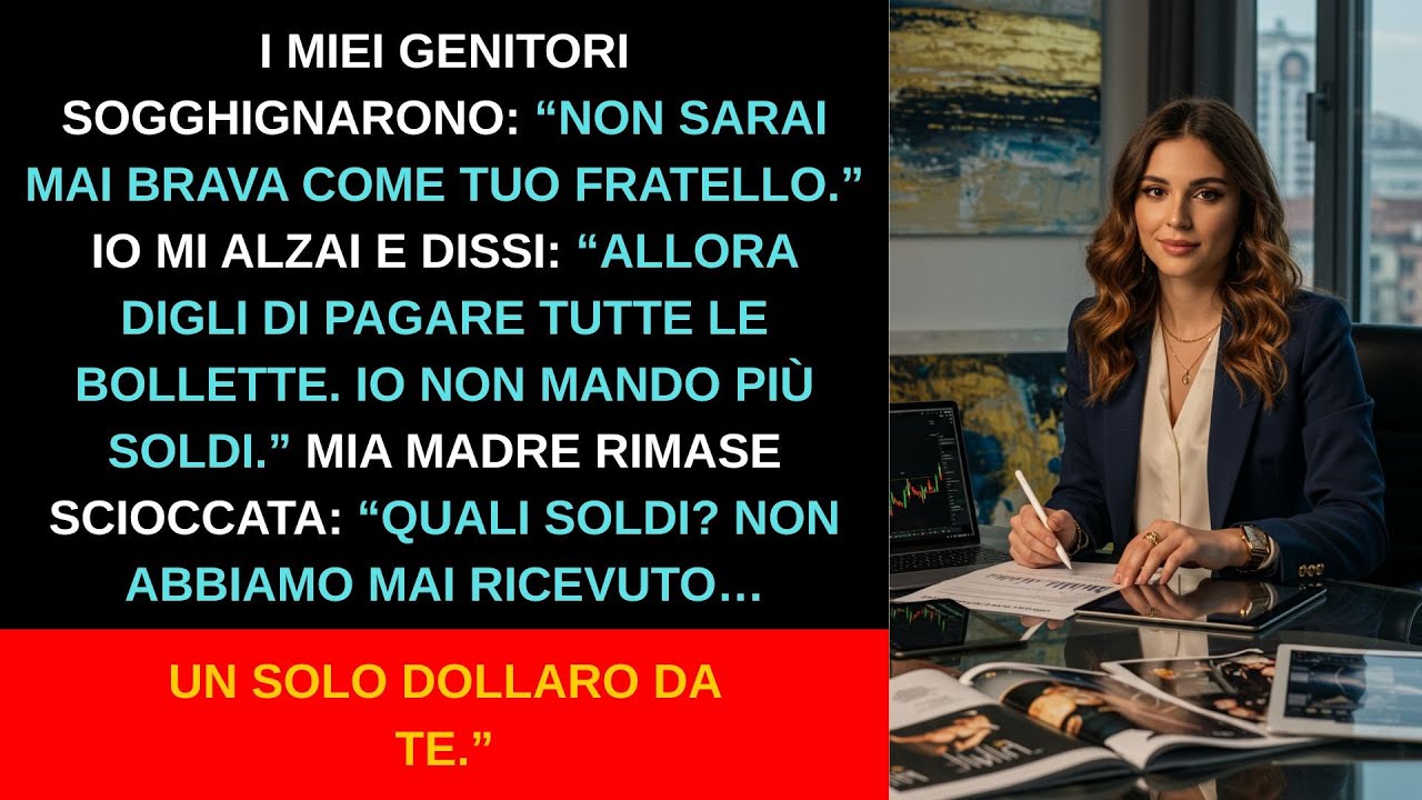 I miei genitori dissero: “Non sarai mai come tuo fratello.” Io risposi: “Allora chiedi a lui…”