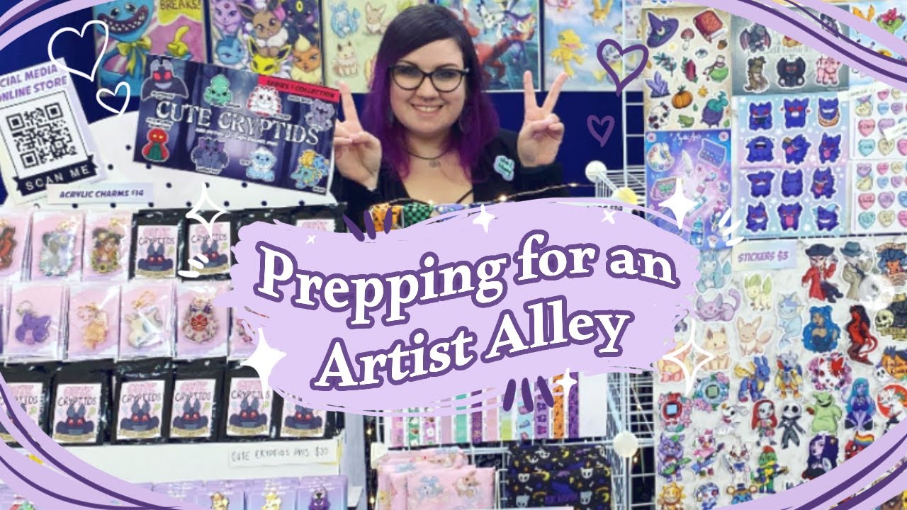 Preparing & Planning for a big Artist Alley  ✨ Studio Vlog 10