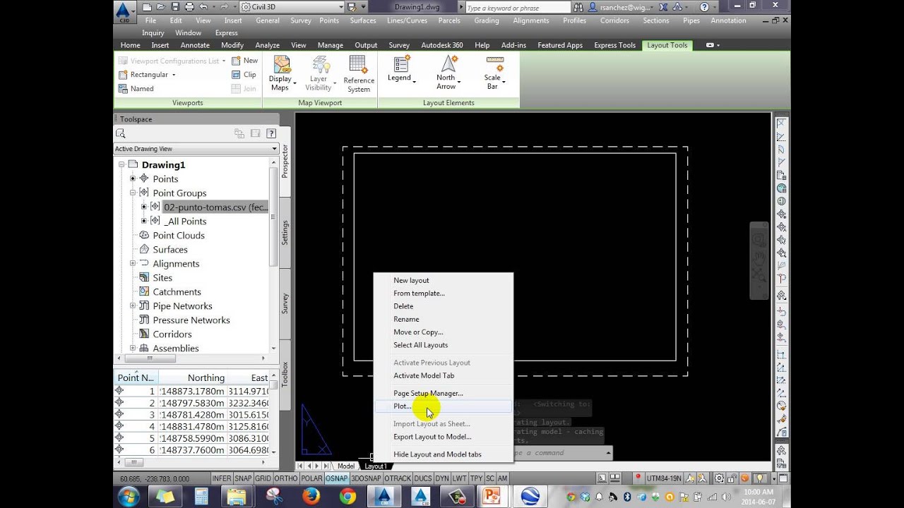 Tutoriales RG - AutoCAD Civil 3D 2014 - 05 - Insertar Puntos Topograficos