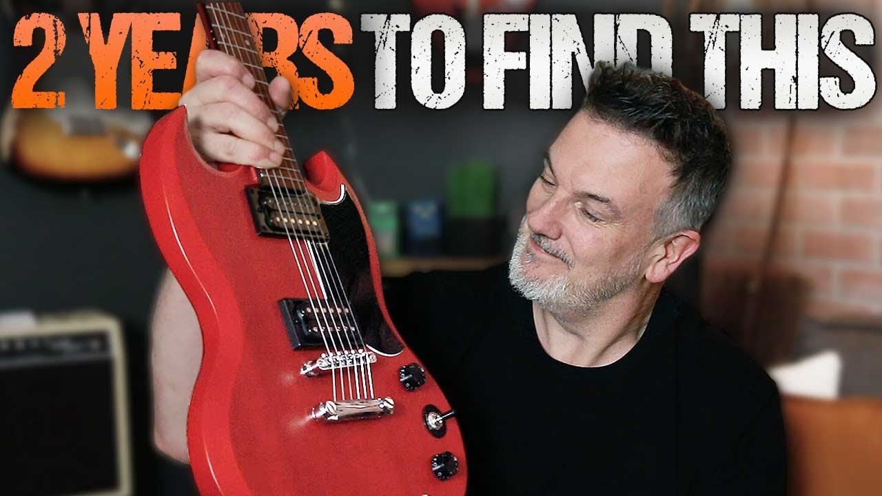TWO YEARS to buy this guitar! Epiphone SG Vintage Edition