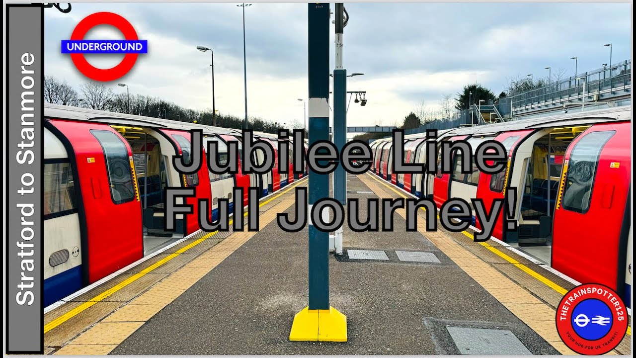 *FIRST TIME!!* Full Journey on the Jubilee Line - Stratford to Stanmore!