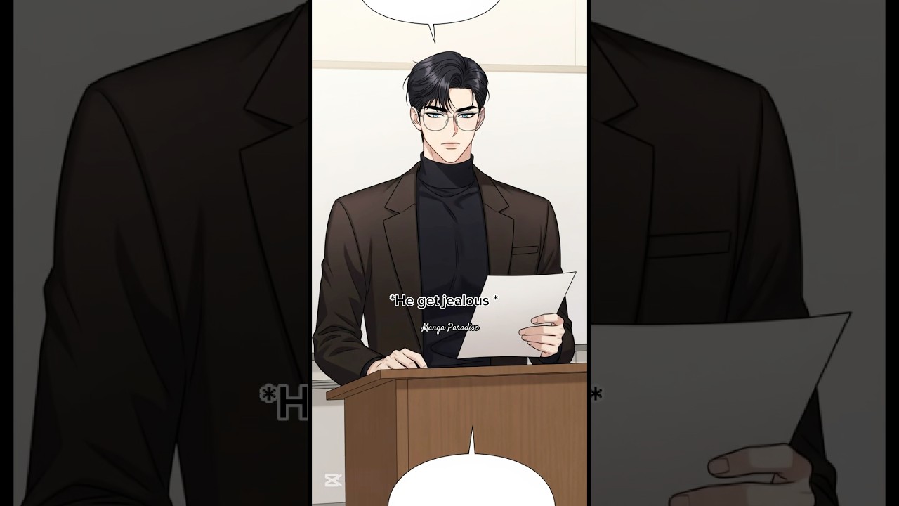 Her professor get jealous she&rsquo;s talking to a guy😂#manhwa #manhwareccomendation #webtoon #anime #fyp