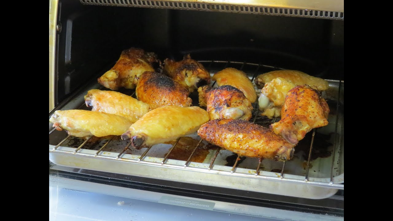 Chicken Wings Cooked in the Toaster Oven