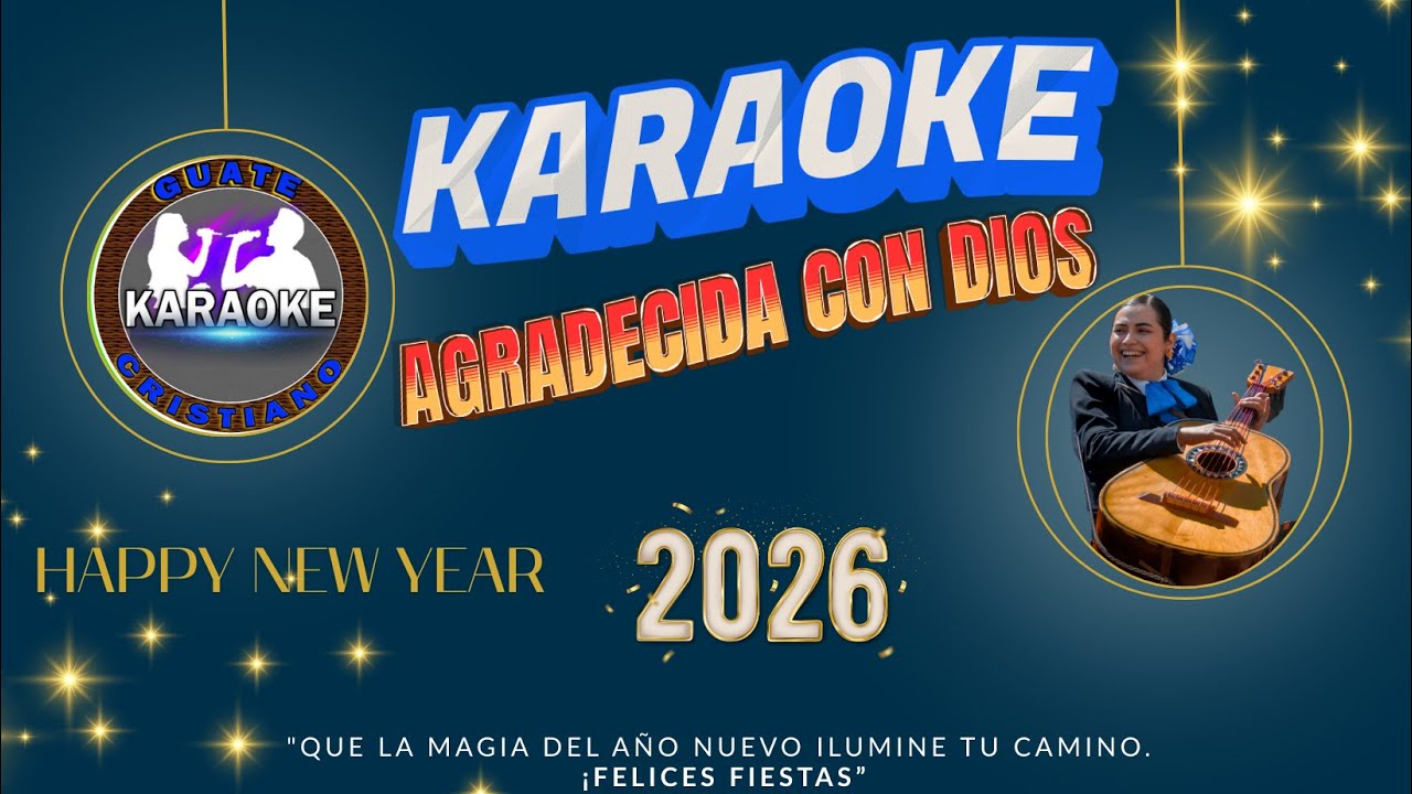 Karaoke Agradecida con Dios | Karaoke Cristiano de Gratitud