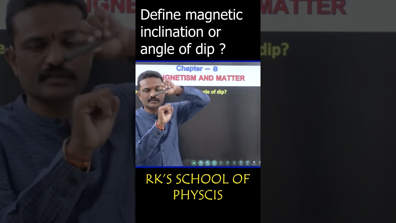 Magnetic  inclination #senior inter