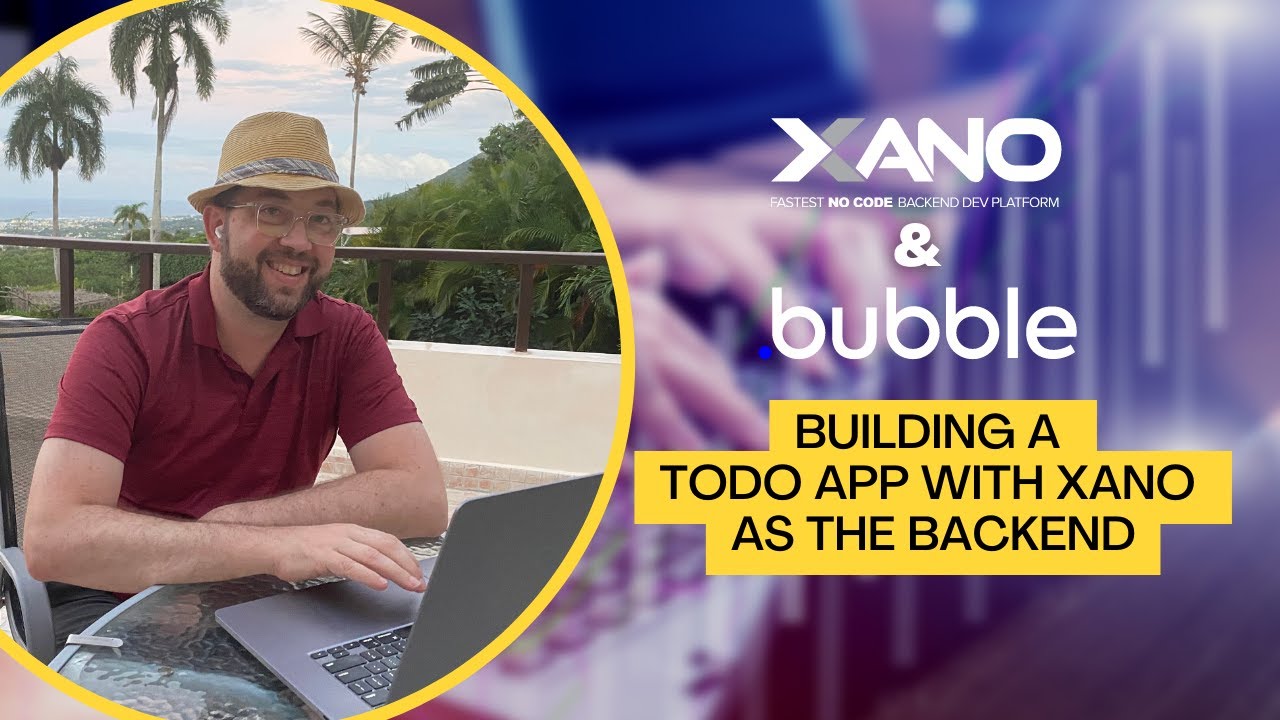 Building a simple todo app in Bubble using Xano as the backend