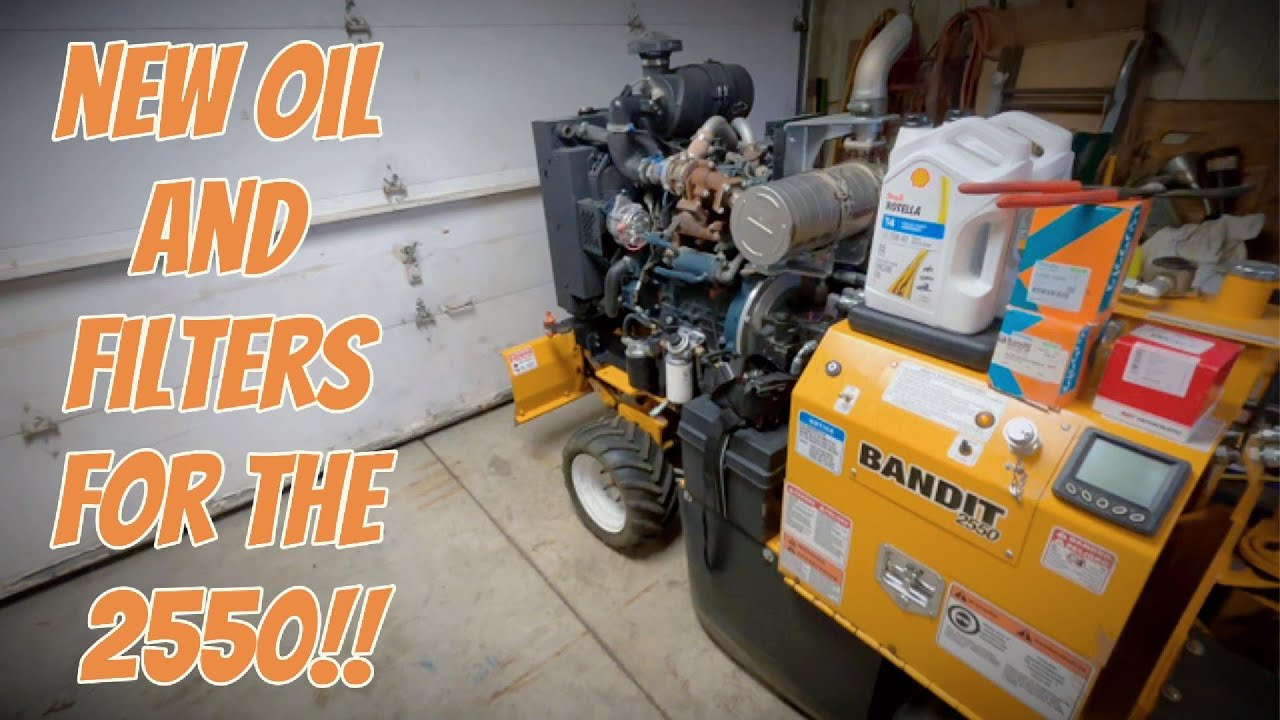 Bandit 2550 Stump Grinder Maintenance!