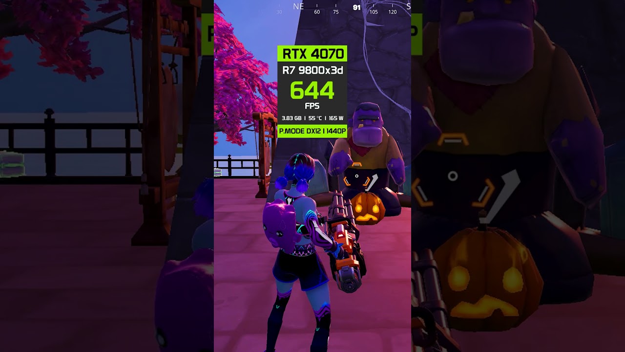 Fortnite vs RYZEN 7 9800X3D | Graphics Comparison