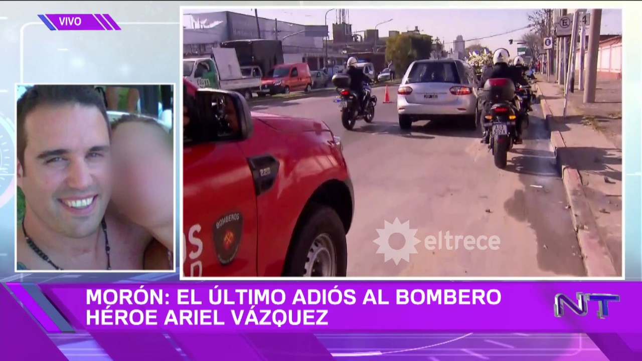 Emotiva despedida a los bomberos que murieron en la explosión de VIlla Crespo