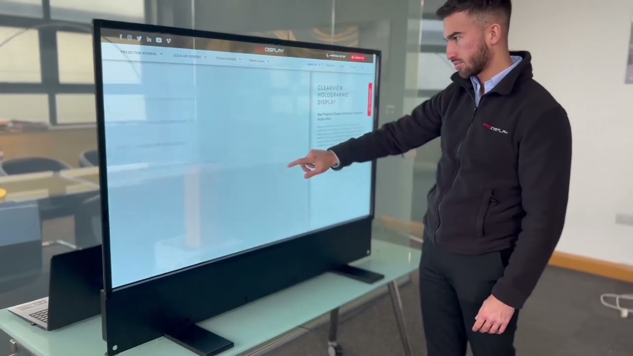 Transparent OLED Touch Screen