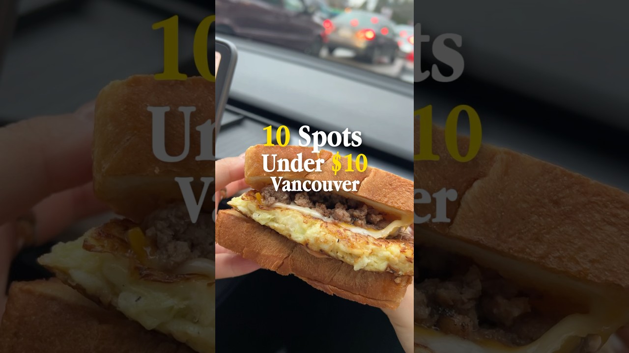 Here are 10 spots for under $10 in Vancouver. #vancouverfoodie #vancouverfood
