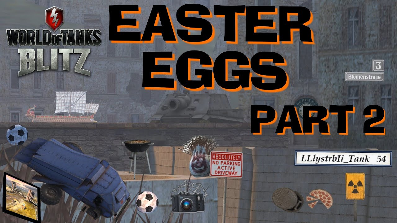 World of Tanks Blitz All EASTER EGGS Part 2