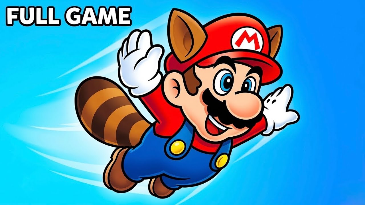 Super Mario Bros. 3 NES Full Game Longplay – 100% Walkthrough (No Commentary)