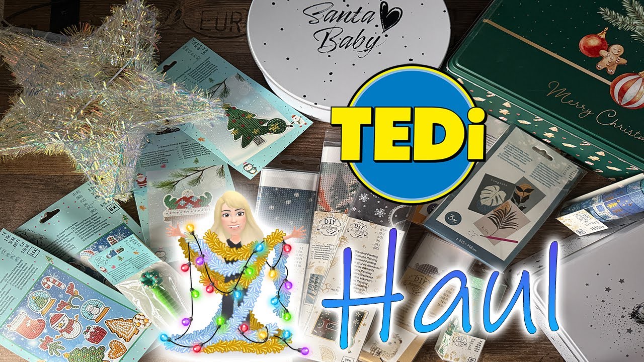 TEDI Haul | Weihnachtszeit mit Diamond Painting, Deko und nützlichen Sachen für kleines Geld