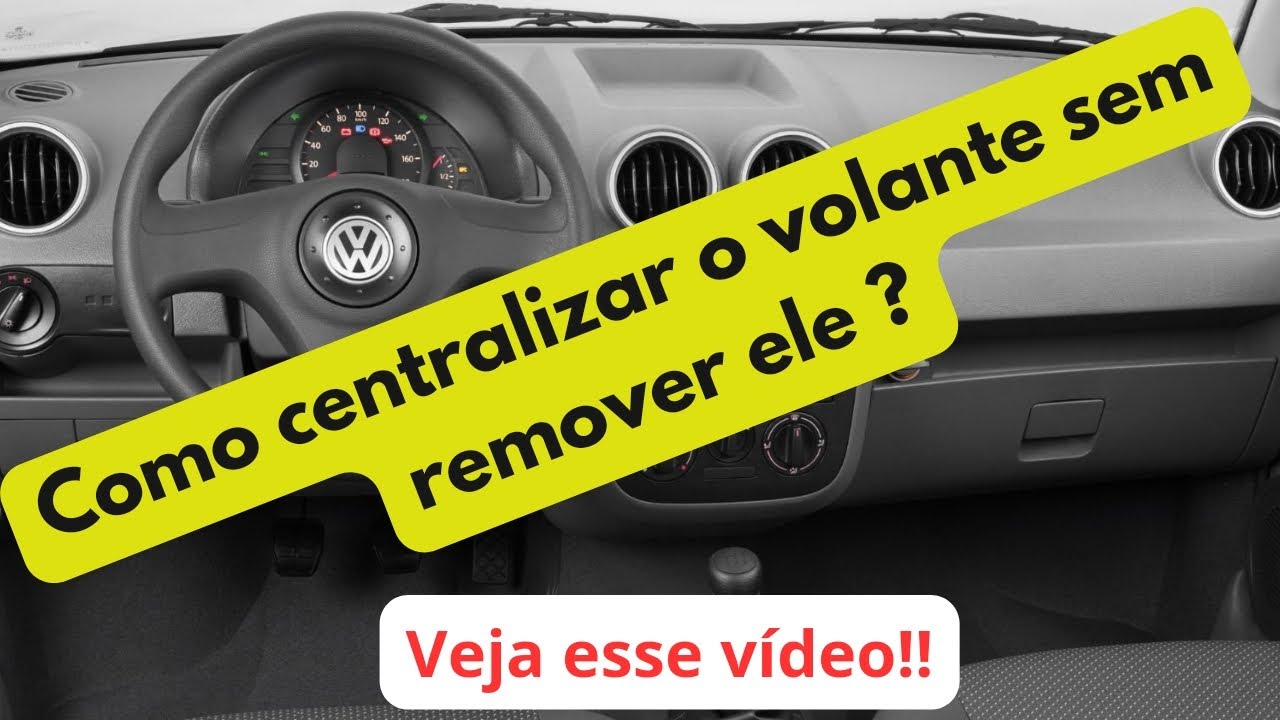 Como alinhar o volante do carro rápido e fácil sem tirar o volante #volante #alinhamento