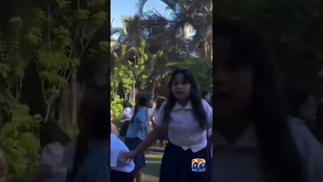 Panic Grips School As Powerful Earthquake Strikes Philippines | Geo News English