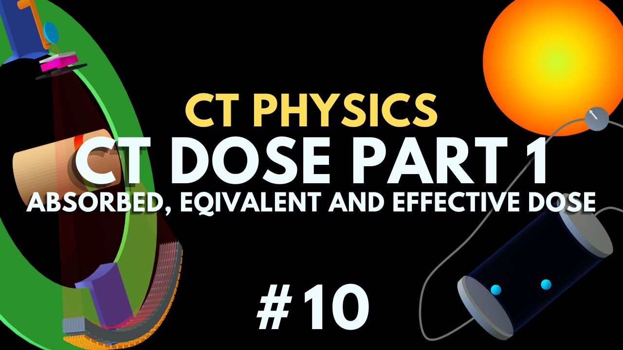 CT Dose Introduction - Absorbed, Equivalent and Effective Dose | CT Radiology Physics Course #10