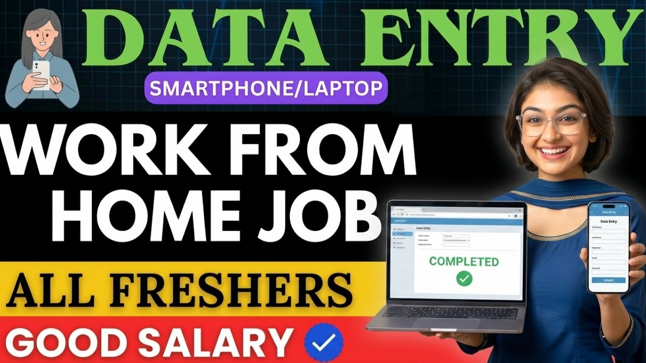 Data Entry Operator Jobs 2026 | Freshers Eligible | Apply Now