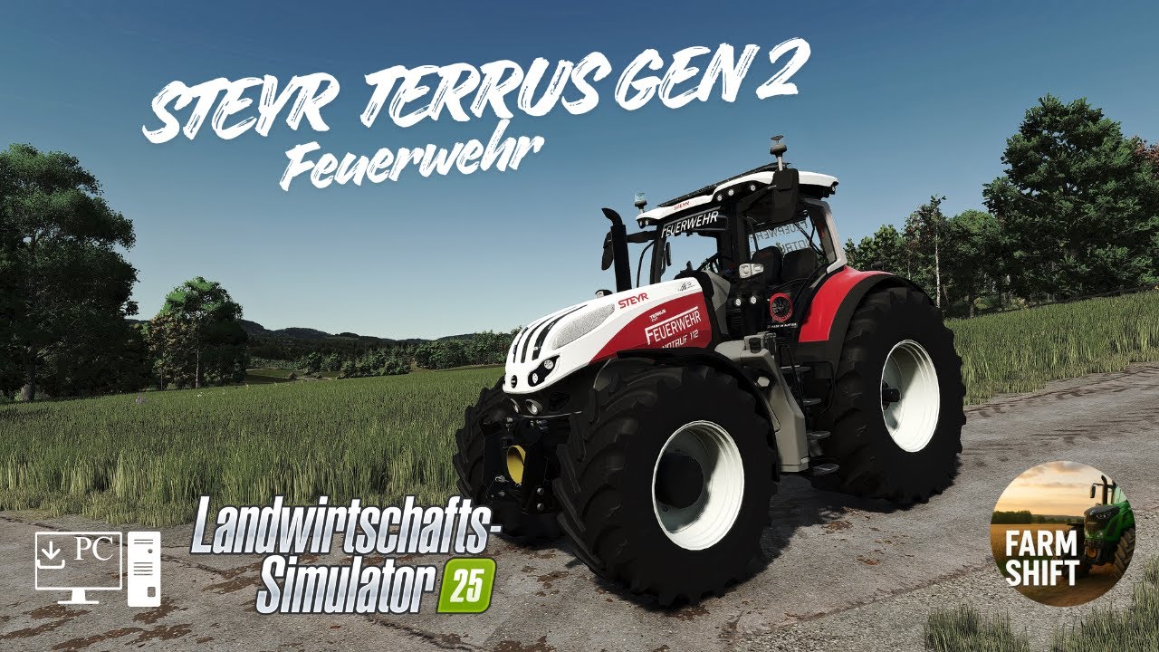 LS25 - Steyr Terrus Gen 2 Feuerwehr - auch als Kommunaltraktor erhältlich #farmingsimulator #ls25