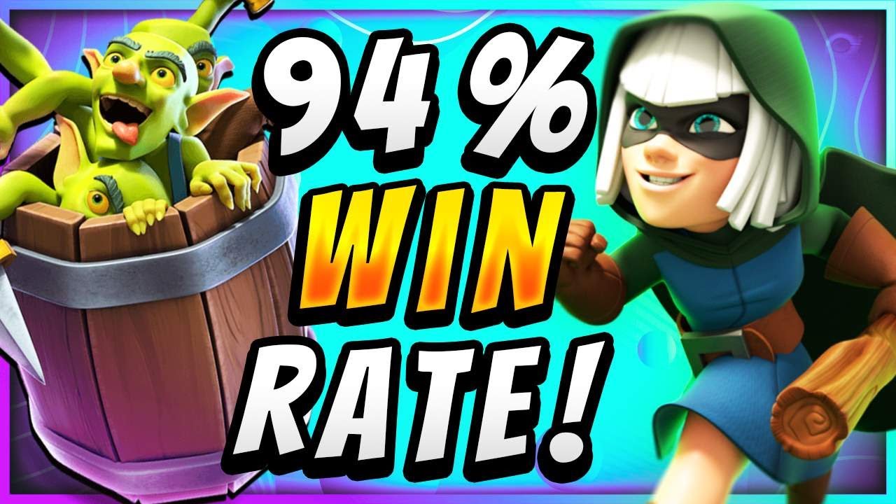 94% WIN RATE! *NEW* EASY LOG BAIT DECK — Clash Royale