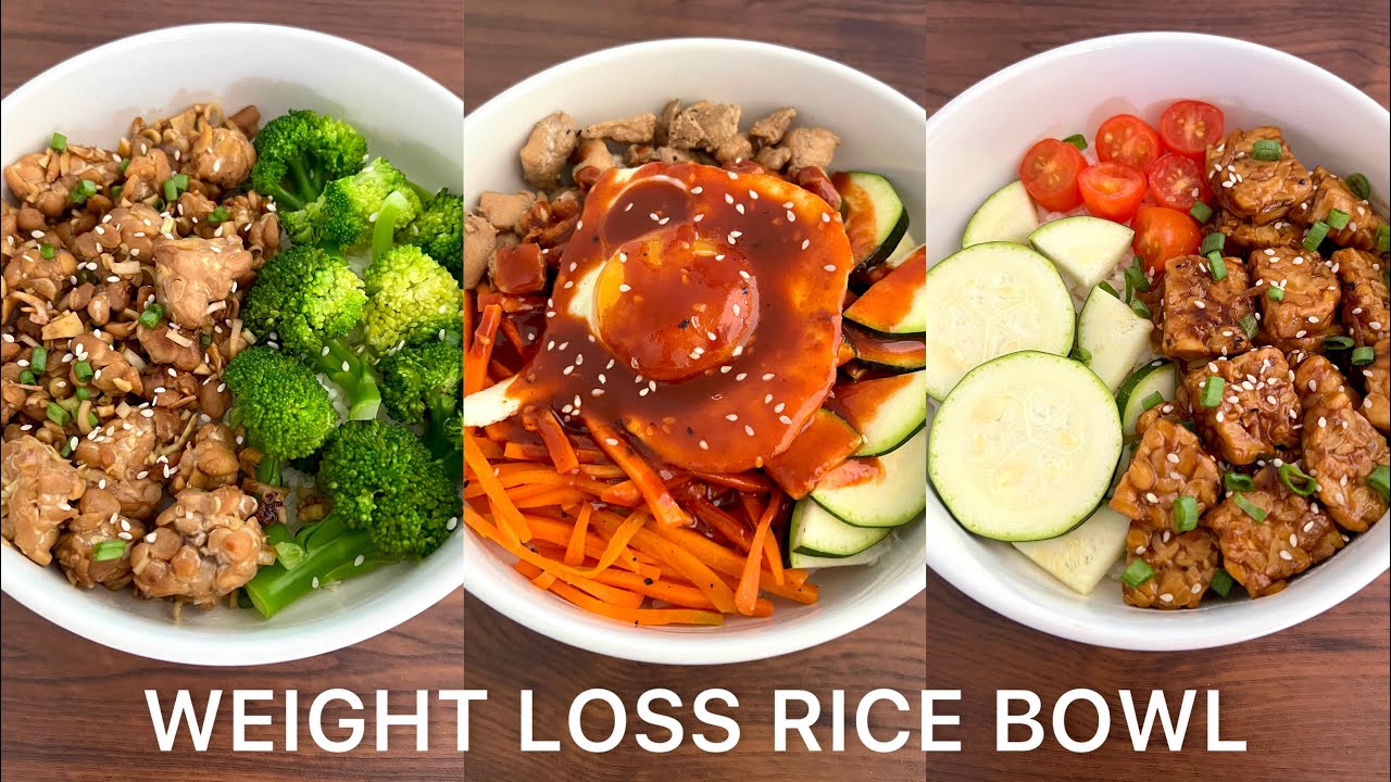 semuanya enak! resep rice bowl diet rumahan 🍅 easy weight loss rice bowl recipes