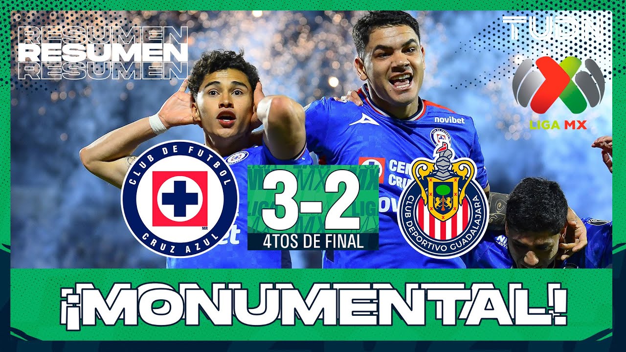 Resumen y goles - Cruz Azul vs Chivas | Liga MX - Cuartos de Final Apertura 2025 | TUDN