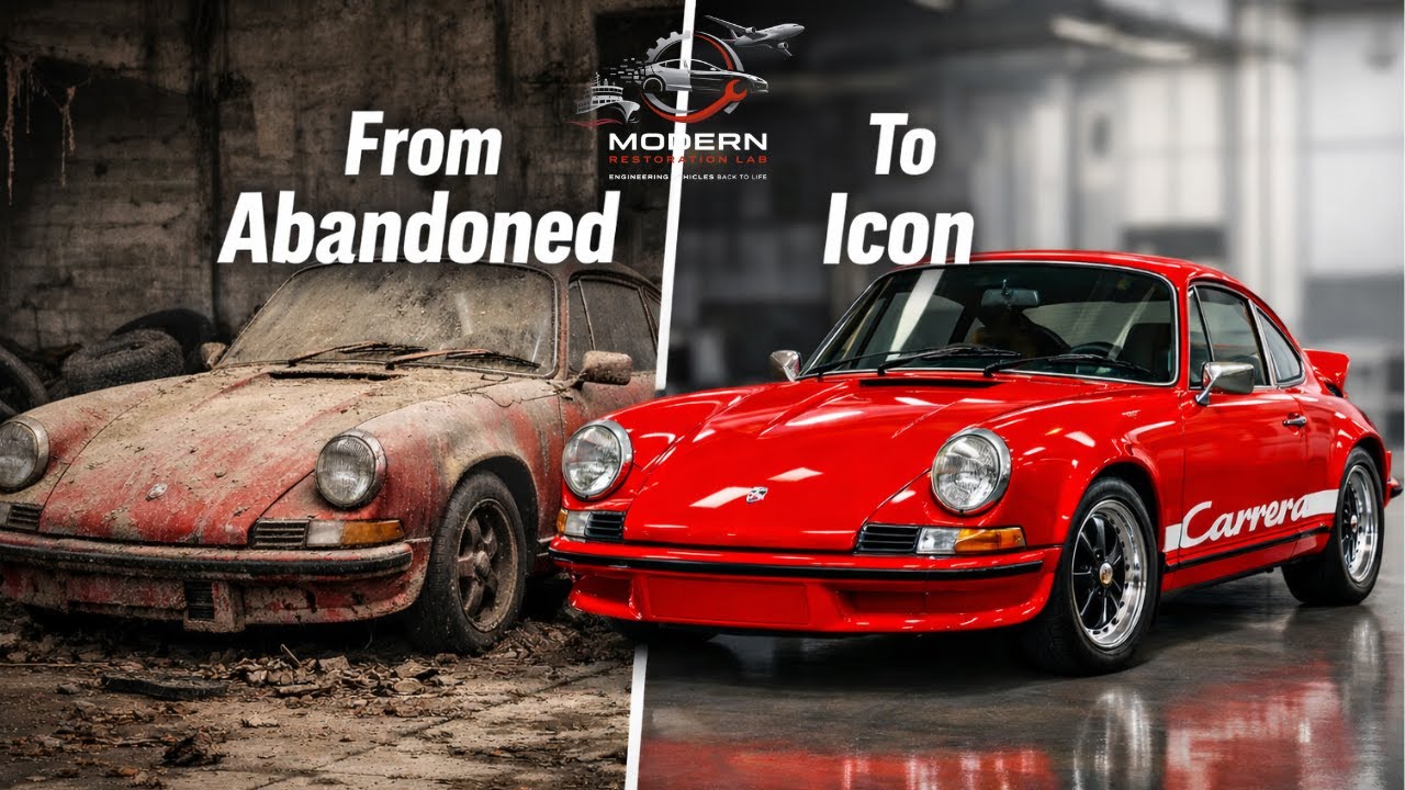 Porsche 911 Carrera RS 2.7 Model 1973 Restoration from Abandoned to New #porsche