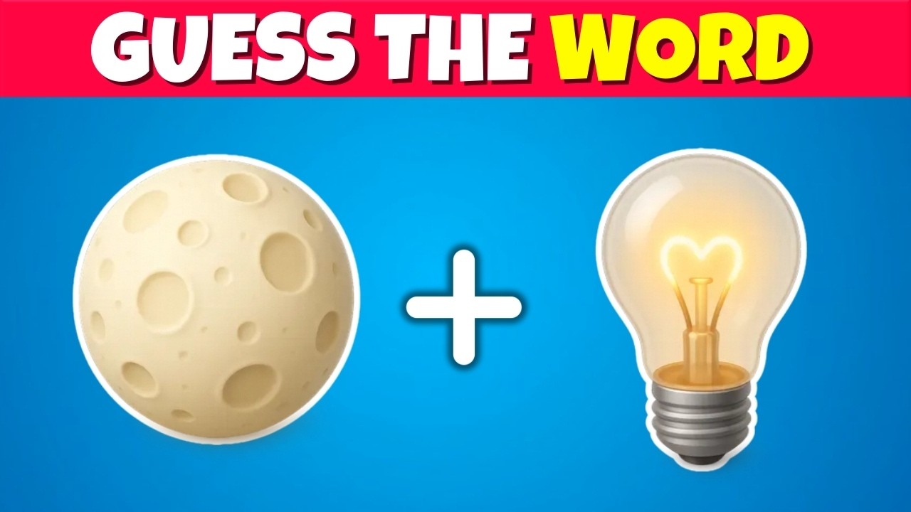 Guess The WORD By Emoji 🧩 | Emoji Word Quiz Challenge | 2026 Quiz