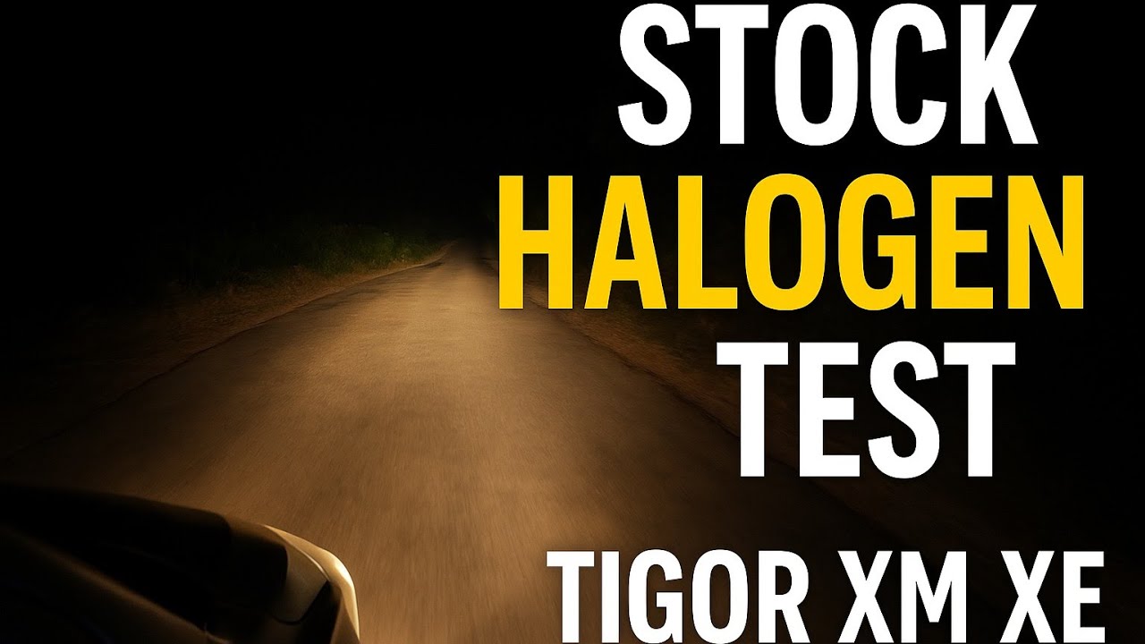 🔦 Tata Tigor XM Halogen Headlight Test on Amboli Ghat | Real Night Drive Review