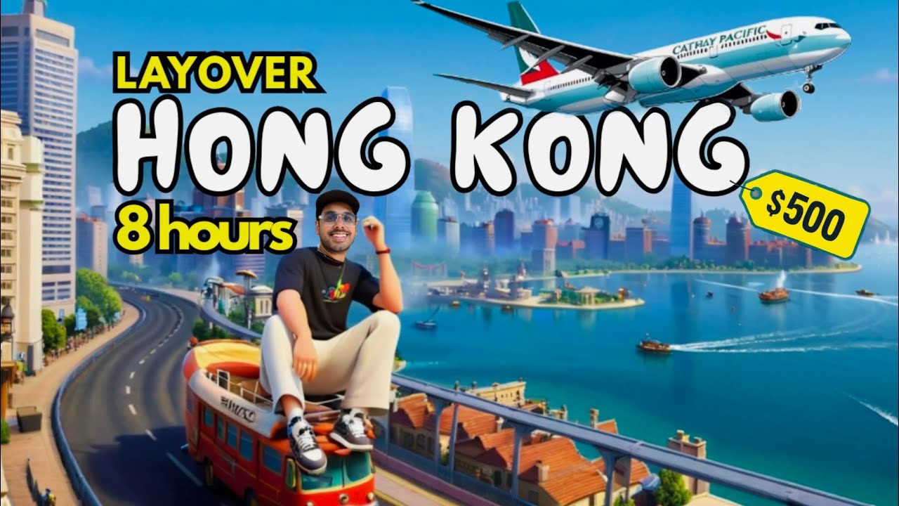🔥Insane Layover in HONG KONG 🇭🇰 on 500 HKD! Cathay Pacific✈️ | Victoria Peak,Harbor Views,City Vibes