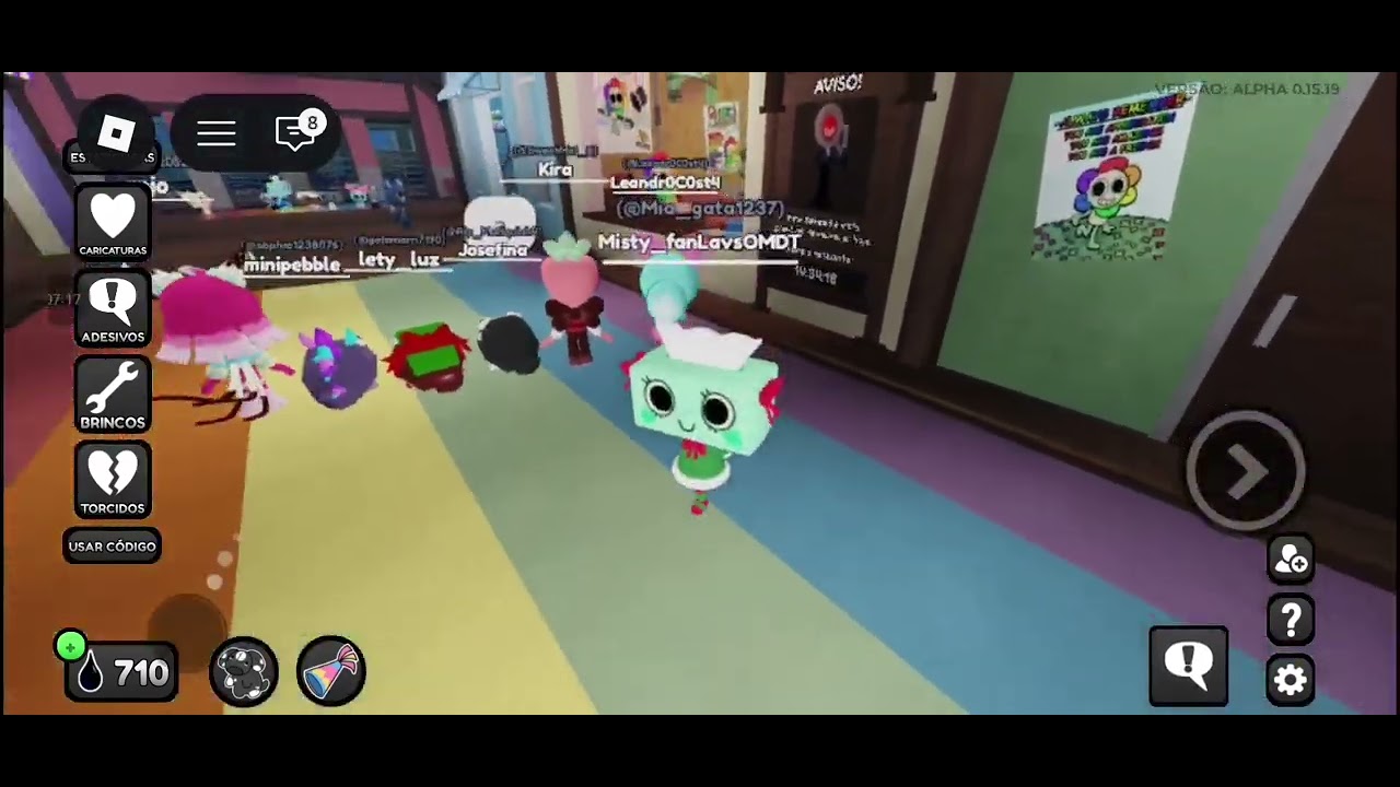 Jogando dandy's world 🤪 