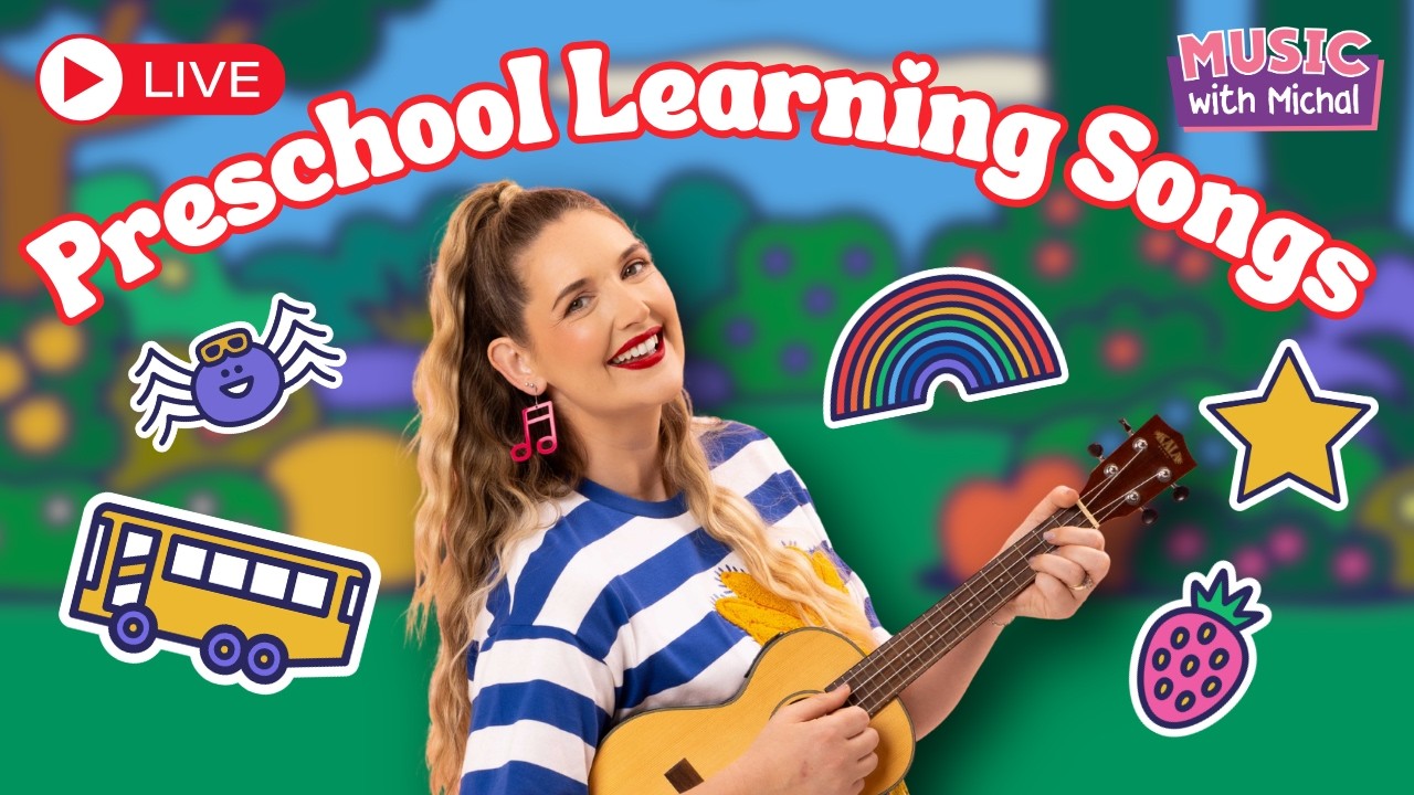 🔴 24/7 Kids Songs & Nursery Rhymes LIVE | Preschool Learning with Music with Michal